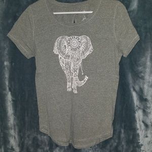 Green Elephant Graphic Tee